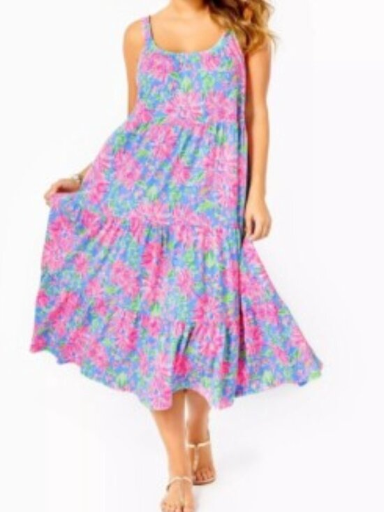 Lilly Pulitzer Dresses & Skirts - Lilly Pulitzer Loro Midi Dress M